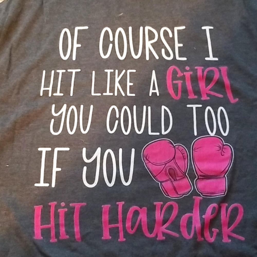 Tank Top "Fight Like a Girl" XL